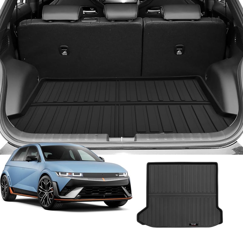 Yonugli Custom for 2022-2025 2026 Hyundai IONIQ 5 & IONIQ 5 N Cargo Mats Trunk Liner All Weather TPE Protection Mat Accessories (for 2022-2026 Hyundai IONIQ 5/N) - Image 2